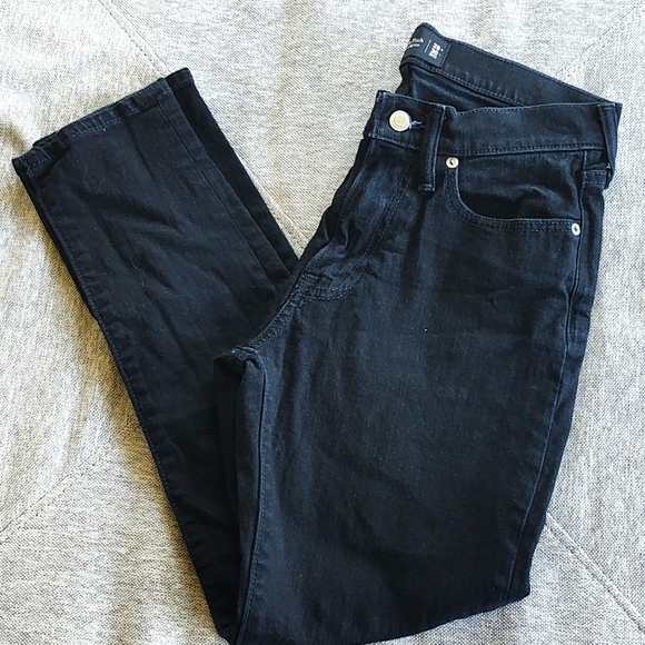 Abercrombie & Fitch Denim - Abercrombie & Fitch Women's Athletic Skinny Stretch Black Jeans Size 29x30